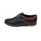 Pantofi barbati sport din piele naturala bleumarin, GKR57BLM
