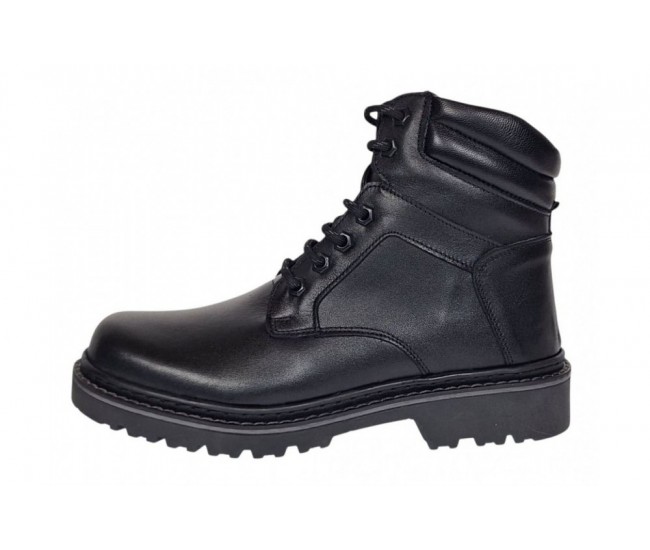 Bocanci barbati Sport din piele naturala model Bleumarin Imblanit GKR5KBLUE