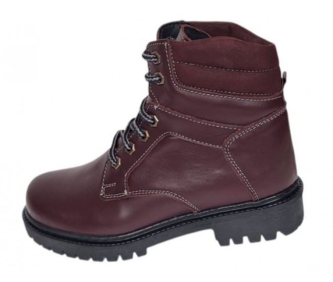 Bocanci barbati Sport din piele naturala model Bordeaux Imblaniti GKR5KVIS