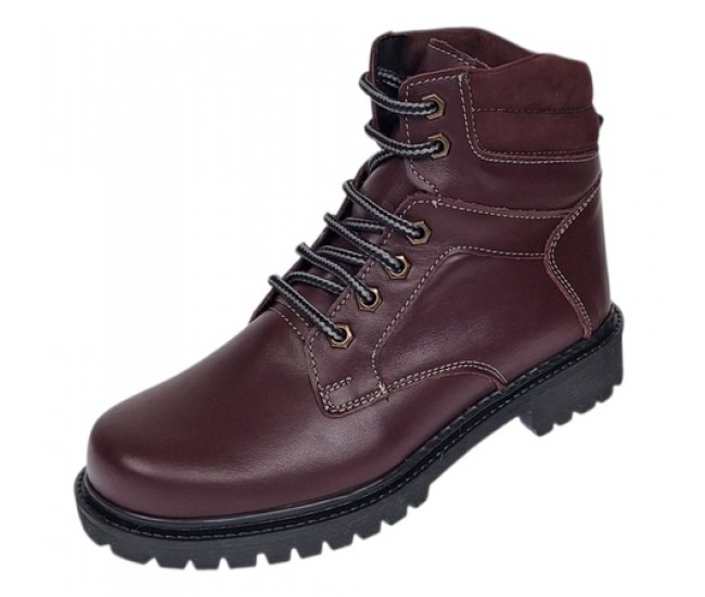 Bocanci barbati Sport din piele naturala model Bordeaux Imblaniti GKR5KVIS