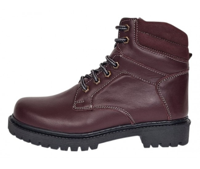 Bocanci barbati Sport din piele naturala model Bordeaux Imblaniti GKR5KVIS