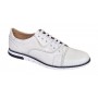 Pantofi barbati din piele naturala - Model Casual Alb GKR67A