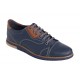Pantofi barbati, casual din piele naturala, Bleumarin, GKR67BL