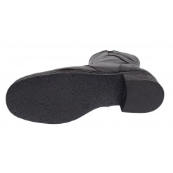 Ghete dama casual imblanite din piele naturala cu fermoar GKR6N