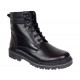 Bocanci barbati miliari din piele naturala imblaniti, model Army Force Negru GKR700N