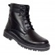 Bocanci barbati miliari din piele naturala imblaniti, model Army Force Negru GKR700N