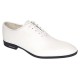 Pantofi albi eleganti barbati piele naturala GKR71A