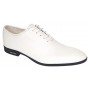 Pantofi albi eleganti barbati piele naturala GKR71A