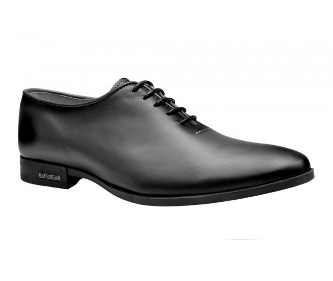 Pantofi eleganti pentru barbati, piele naturala, Negru - GKR71N