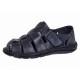 Sandale barbati casual din piele naturala Bleumarin GKR73BL