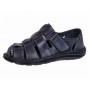 Sandale barbati casual din piele naturala Bleumarin GKR73BL