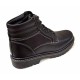 Bocanci barbati din piele naturala, imblaniti, model negru, Army Legion - GKR75NBOX