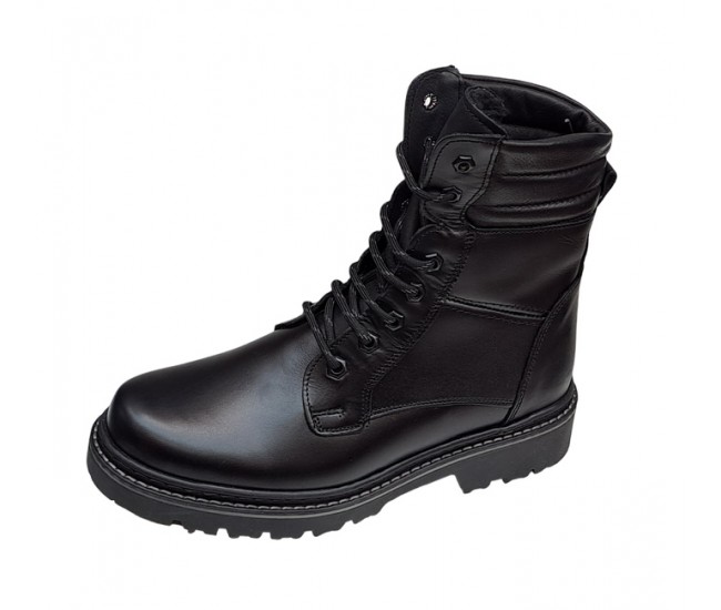 Bocanci barbati militari din piele naturala NEIMBLANOTI inalti All Season Army GKR79LN 