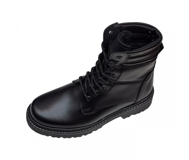 Bocanci barbati militari din piele naturala NEIMBLANOTI inalti All Season Army GKR79LN 