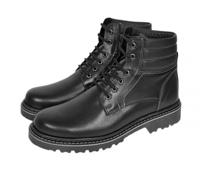 Bocanci barbati din piele naturala neimblaniti Negri All Season GKR79NBOX