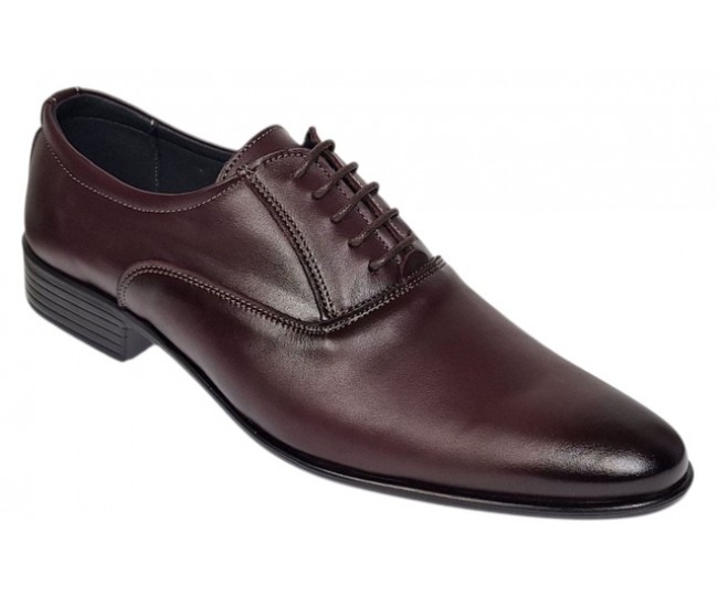 Pantofi barbati eleganti din piele naturala Bordeaux GKR802VIS