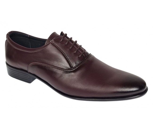 Pantofi barbati eleganti din piele naturala Bordeaux GKR802VIS