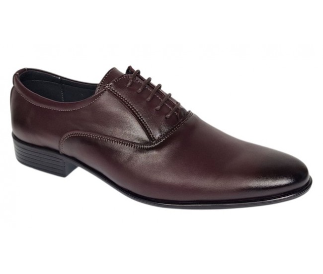 Pantofi barbati eleganti din piele naturala Bordeaux GKR802VIS