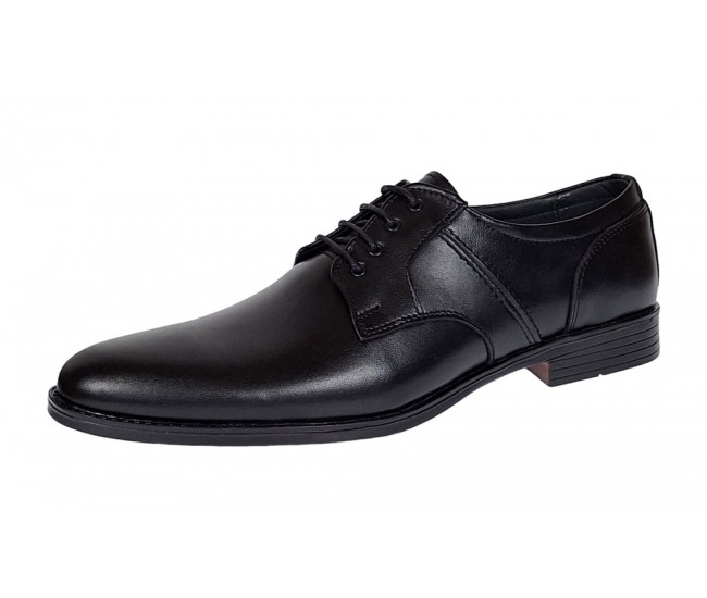 Pantofi barbati eleganti din piele naturala Negru - GKR80N