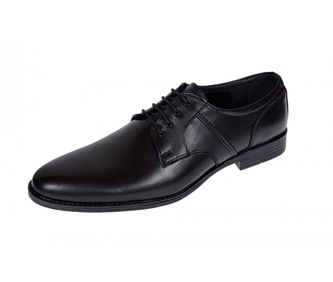 Pantofi barbati eleganti din piele naturala Negru - GKR80N