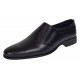 Pantofi barbati eleganti negri din piele naturala fara siret GKR818EN