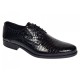 Pantofi barbati de gala - eleganti din piele naturala croco lac Ciucaleti Lorenzo 819