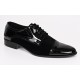 Pantofi eleganti barbati din piele naturala intoarsa combinata cu lac - GKR819LVN