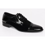 Pantofi eleganti barbati din piele naturala intoarsa combinata cu lac - GKR819LVN
