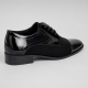 Pantofi eleganti barbati din piele naturala intoarsa combinata cu lac - GKR819LVN