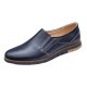 Pantofi barbati, casual din piele naturala, Bleumarin, GKR81BLU