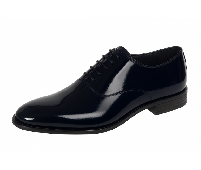 Pantofi barbati eleganti din piele naturala Negru Lac GKR824LN