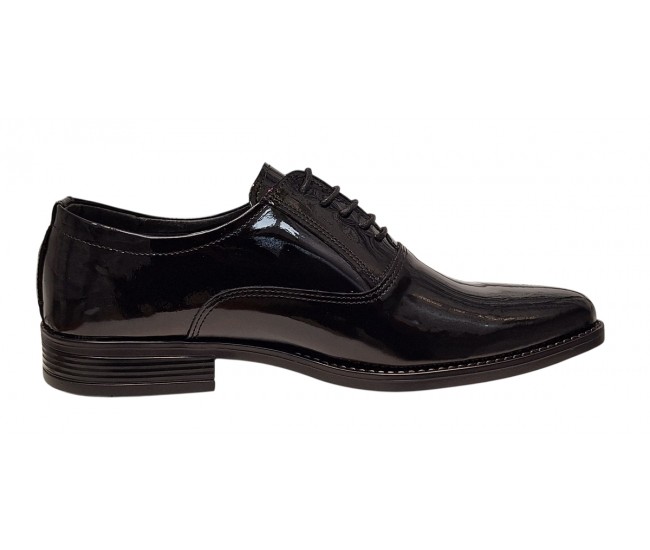 Pantofi eleganti barbati piele naturala Enzo Negru LAC 824