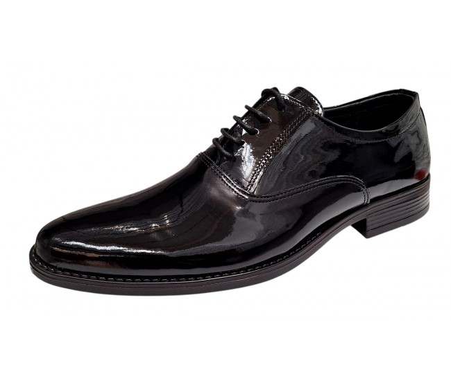 Pantofi eleganti barbati piele naturala Enzo Negru LAC 824