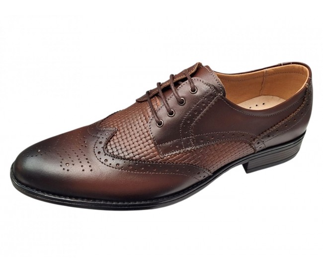 Pantofi eleganti barbati piele naturala Maro Cognac GKR826MC