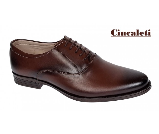 Pantofi barbati office eleganti din piele naturala Maro - Enzo GKR84M