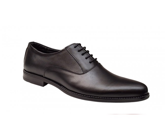 Pantofi barbati eleganti din piele naturala Negru GKR84N
