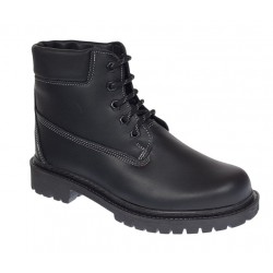 Bocanci din piele naturala, imblaniti, model iarna. Negru, marimi 35 la 38 GKR8K