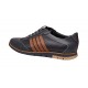 Pantofi barbati sport din piele naturala , Bleumarin, Maro - GKR92BLM