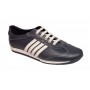 Pantofi barbati sport din piele naturala , Bleumarin, Alb - GKR93BLM