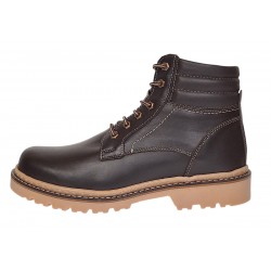 Bocanci barbati din piele naturala imblaniti model iarna Maro K9