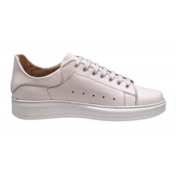 Pantofi barbati sport, casual din piele naturala, Alb - COMBAT