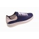 Pantofi barbati sport, casual din piele naturala, Bleumarin & Alb - GKR-COMBAT-2BL