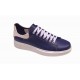 Pantofi barbati din piele naturala, Bleumarin & Alb GKRCOMBAT2BL
