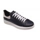 Pantofi barbati casual din piele naturala, Bleumarin - Alb, GKR-COMBAT-2N