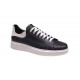 Pantofi barbati casual din piele naturala, Bleumarin - Alb, GKR-COMBAT-2N