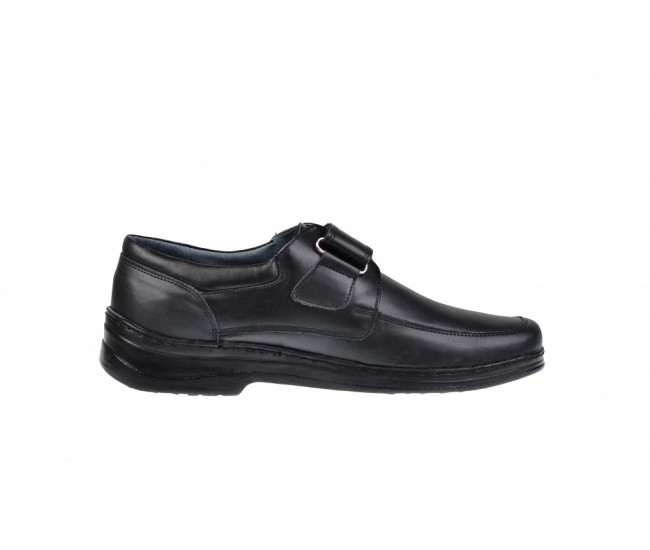 Pantofi barbati casual din piele naturala cu inchidere velcro Dany SCAI