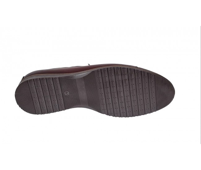 Pantofi barbati casual din piele naturala Bordeaux - GKRSPORTVIS