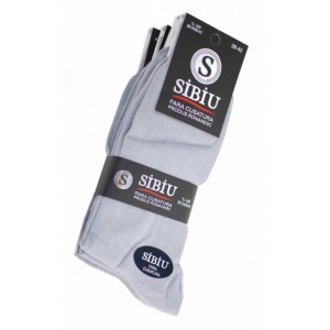 Sosete barbati, set 5 perechi din bumbac, gri, fara cusatura - Sibiu Romania GRI21