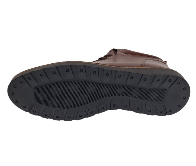 Ghete barbati casual din piele naturala imblanite model iarna Maro GS2021M