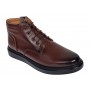 Ghete barbati din piele naturala imblanite culoare maro GSSPORT23M